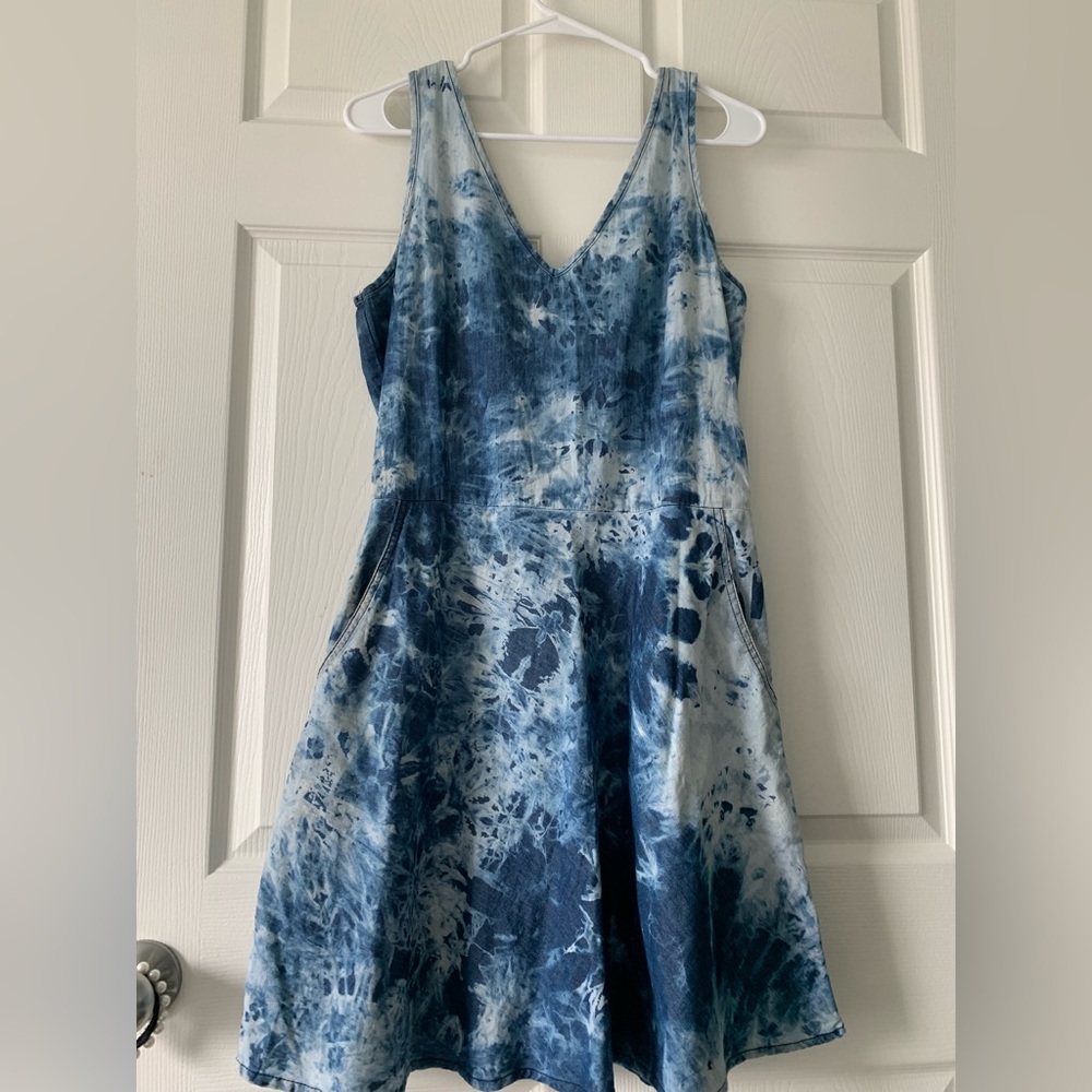 Stonewashed Skater Dress